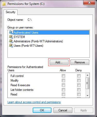 NTFS Secure Adduser02