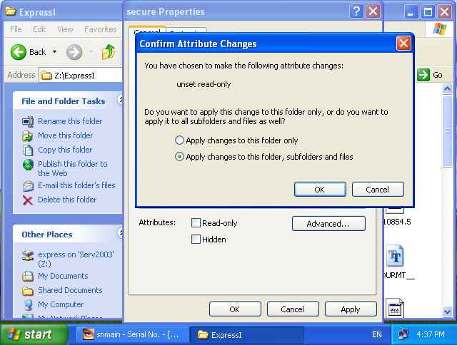 Attribute-Confirm Changes