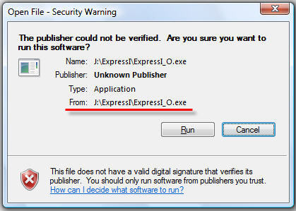 สังเกตบรรทัดที่เก็บโปรแกรม Express