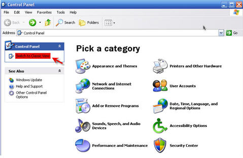 เข้าไปที่ Control Panel และเลือก Font 