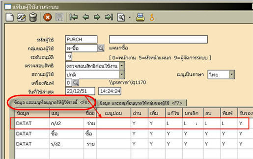 หากมีการกำหนดสิทธิผู้ใช้งานกับสิทธิของกลุ่มผู้ใช้เอาไว้ขัดแย้งกัน