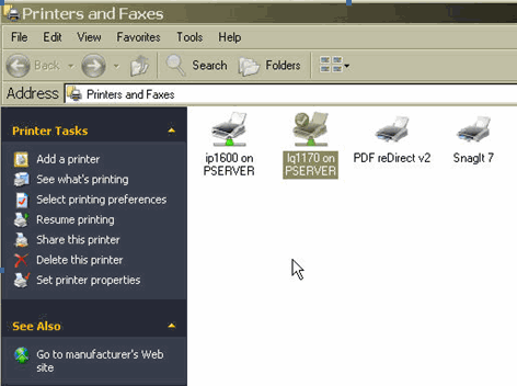 ขั้นแรกต้องทำการเพิ่มเครื่องพิมพ์เข้าไปในระบบ Windows ก่อน