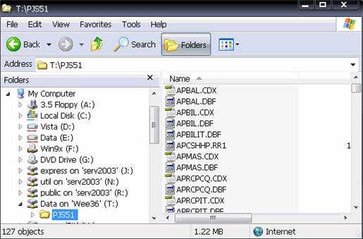 ข้อมูลก็จะถูกแยกออกไปอยู่ที่ไดร์ฟที่ปลอดภัย
